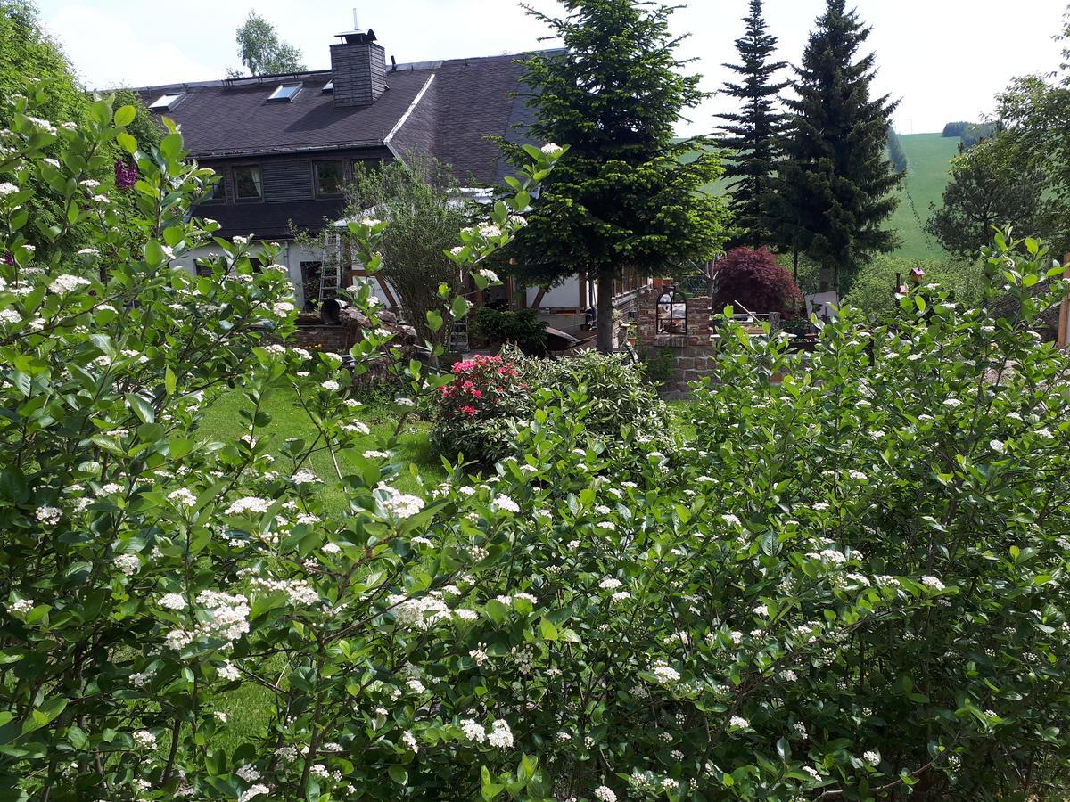 Ferienwohnung Aronia Garten Oberwiesenthal Exterior foto